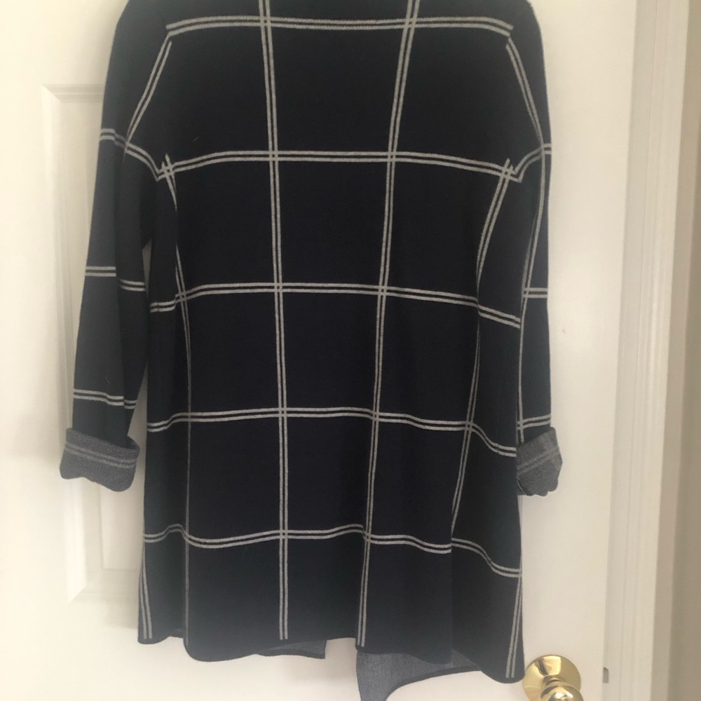 Loft Windowpane Cardigan - Picture 3 of 3